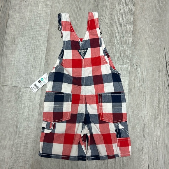 Oshkosh B’gosh Overalls 4T Shorts NWT - Picture 2 of 3